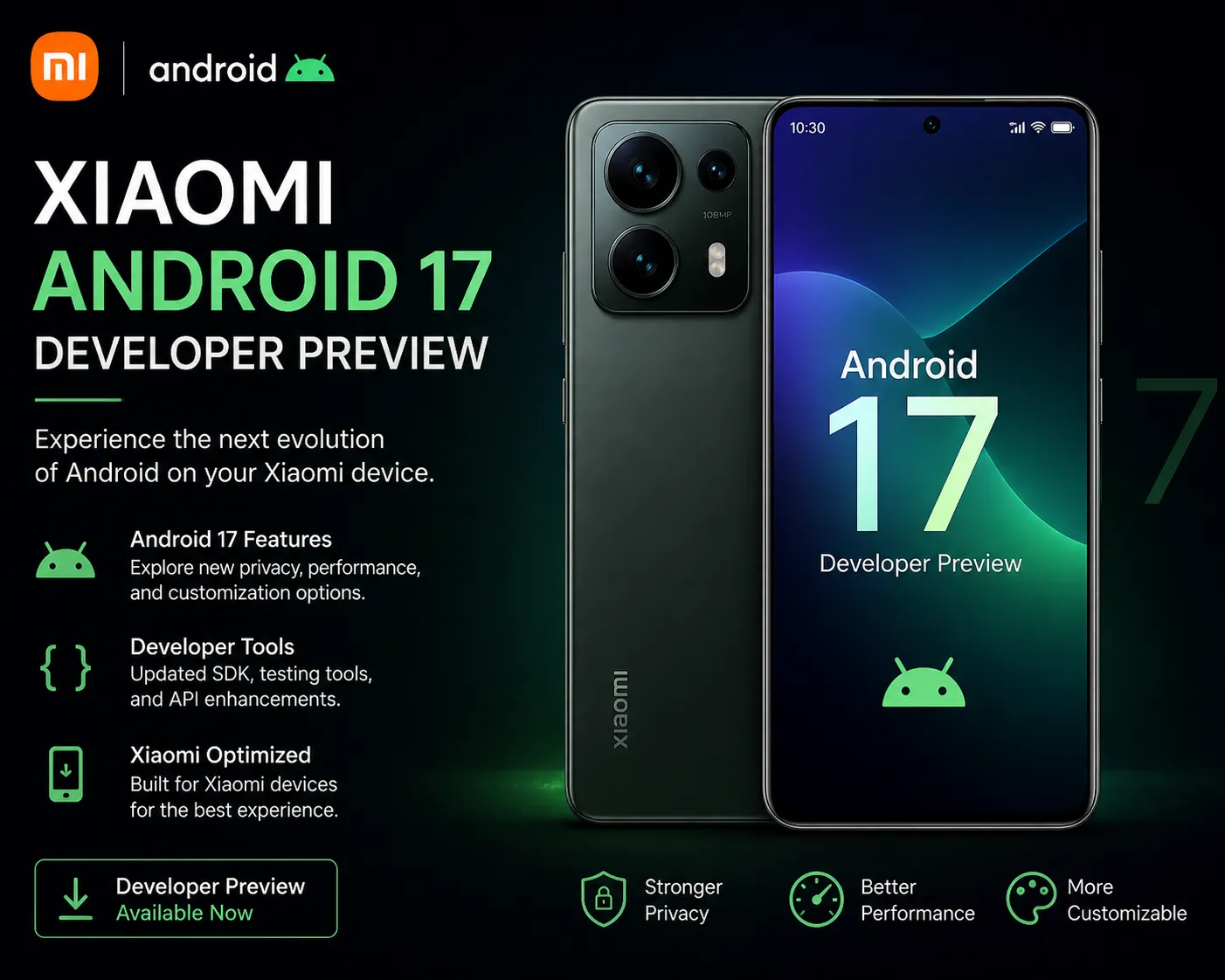 Xiaomi Android 17 Developer Preview