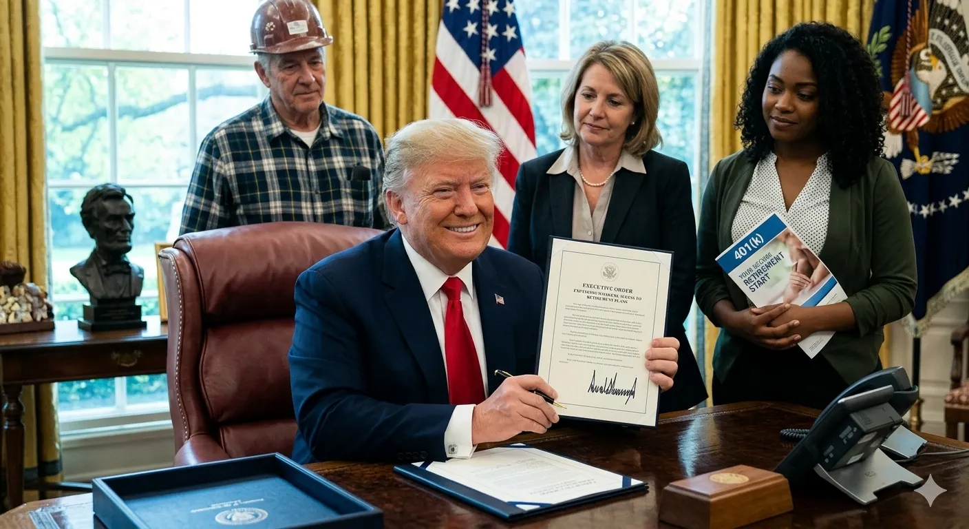 Trump Signs Executive Order Expanding Workers Access to Retirement Plans